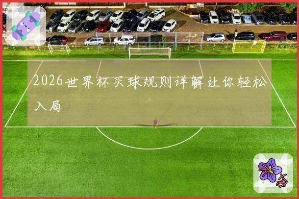 2026世界杯买球规则详解让你轻松入局